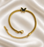 The Golden Butterfly Charm Bracelet