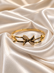 The Golden Bow Crystal Bracelet