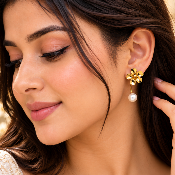 The Petal & Pearl Earrings
