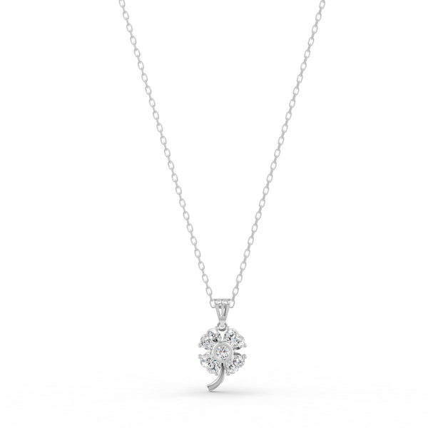 3.21 Ct Heart Cut Moissanite Women's Heart Necklace Pendant 14K Gold Plated