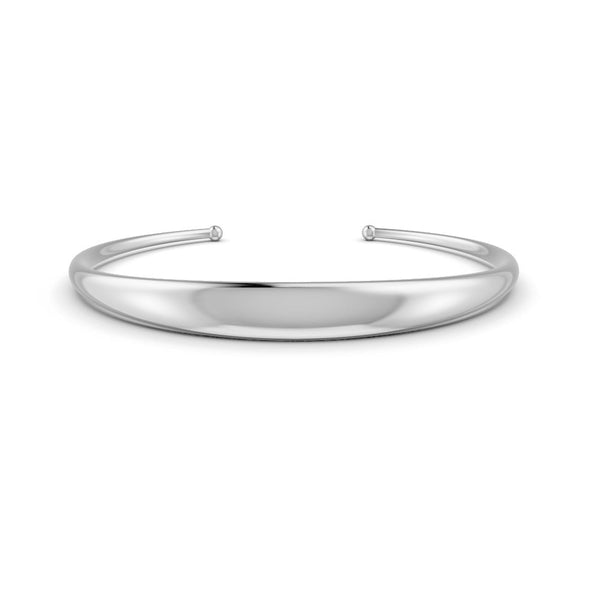 Elegant Polished Gold Cuff Bracelet for Women Sleek Minimalist Design 14K Gold Plated