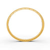 3.79 Ct Baguette & Round Natural Moissanite Women's Bangle Bracelet 14K Gold Plated