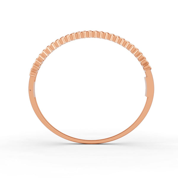 1.90 Ct Round Cut Natural Moissanite Women's Bangle Bracelets 14K Gold Plated