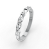 1/5Ct Round Cut Moissanite Women Engagement Ring 14K Gold Plated