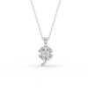 3.21 Ct Heart Cut Moissanite Women's Heart Necklace Pendant 14K Gold Plated