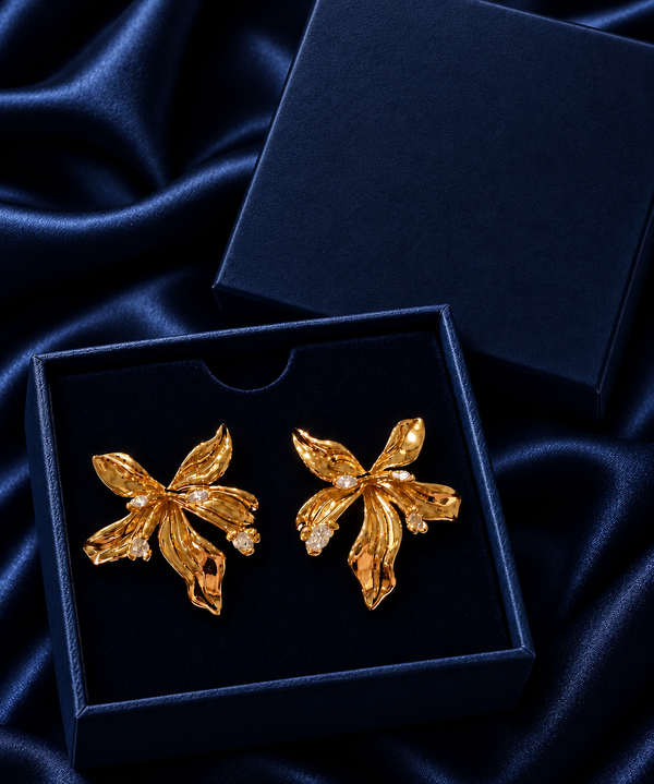 The Sculpted Bloom Earrings