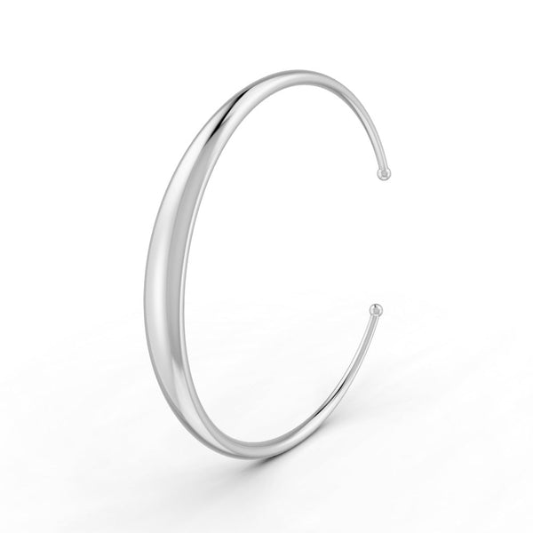 Elegant Polished Gold Cuff Bracelet for Women Sleek Minimalist Design 14K Gold Plated