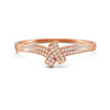 1.50 Ct Round Cut Moissanite Women's Bangle Bracelet 14K Gold Plated