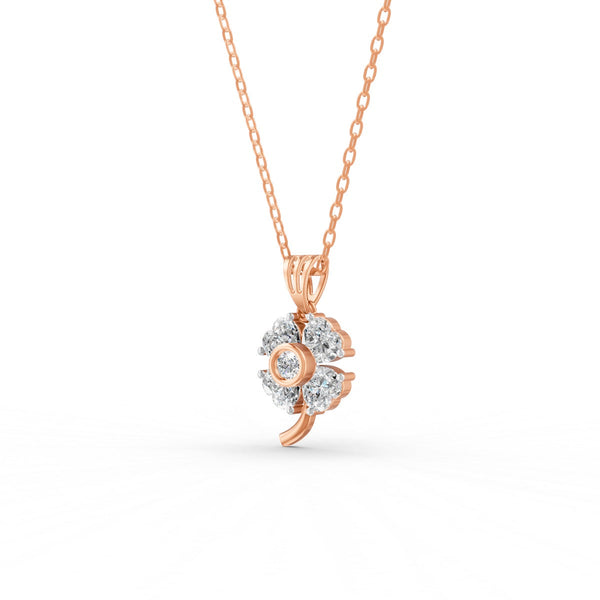 3.21 Ct Heart Cut Moissanite Women's Heart Necklace Pendant 14K Gold Plated